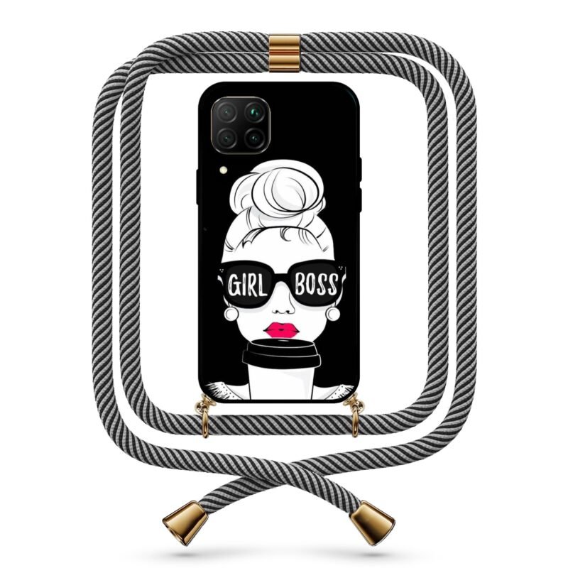 Girl boss θήκη με κορδόνι & σχέδιο 9760 για Huawei P40 Lite
