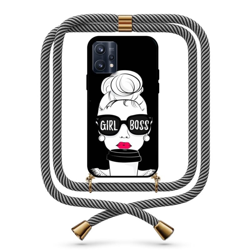 Girl boss θήκη με κορδόνι & σχέδιο 9760 για Realme 9 Pro Plus