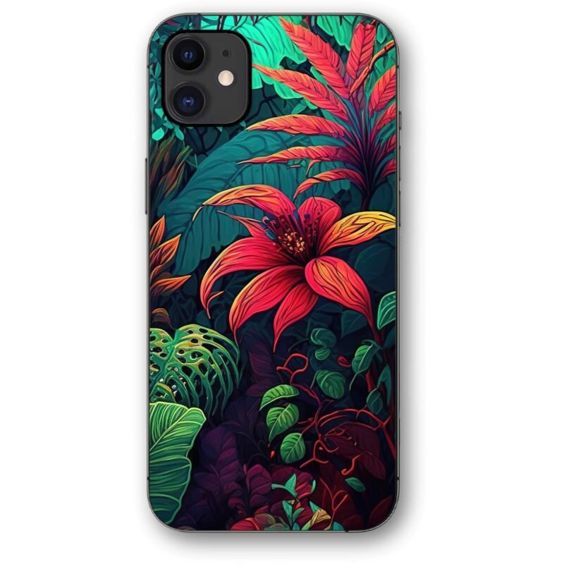 Jungle flowers θήκη κινητού 91259 γιά iPhone 11