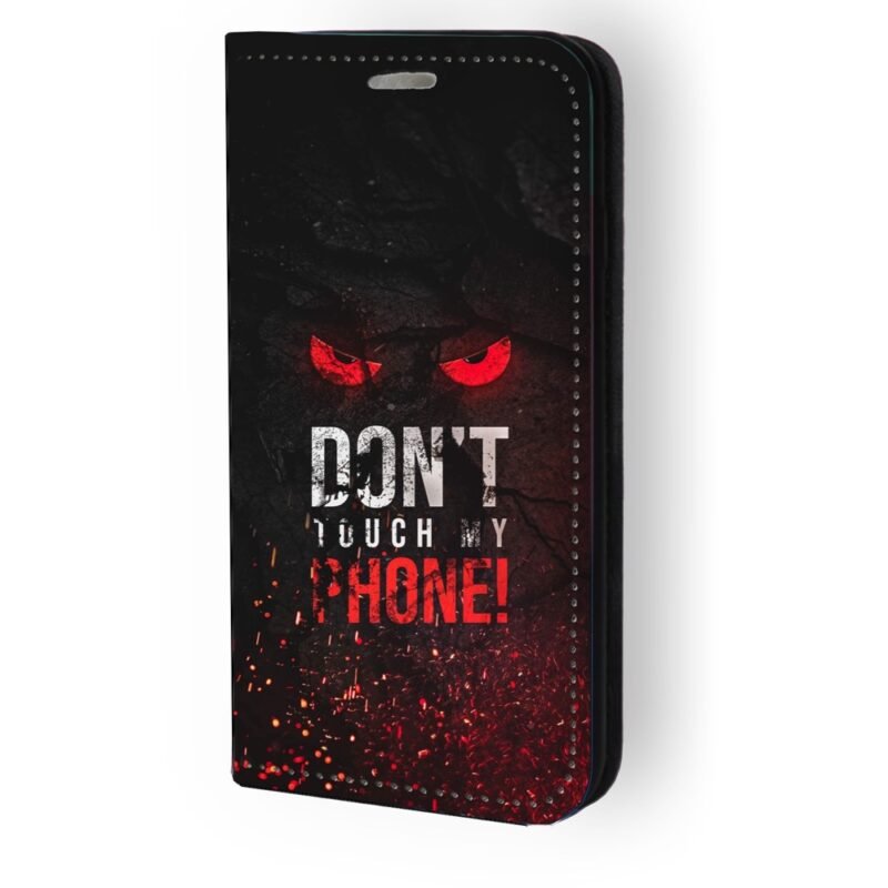 Θήκη book με σχέδιο don't touch my phone 9605 για iPhone 11 Pro Max