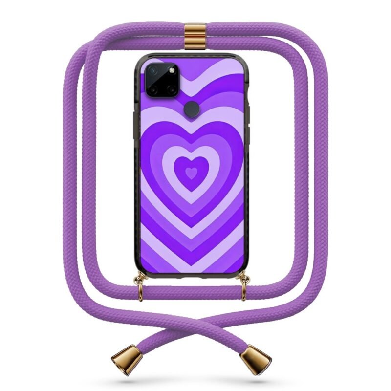Heart illusion θήκη με κορδόνι & σχέδιο 9841 για Realme C21Y