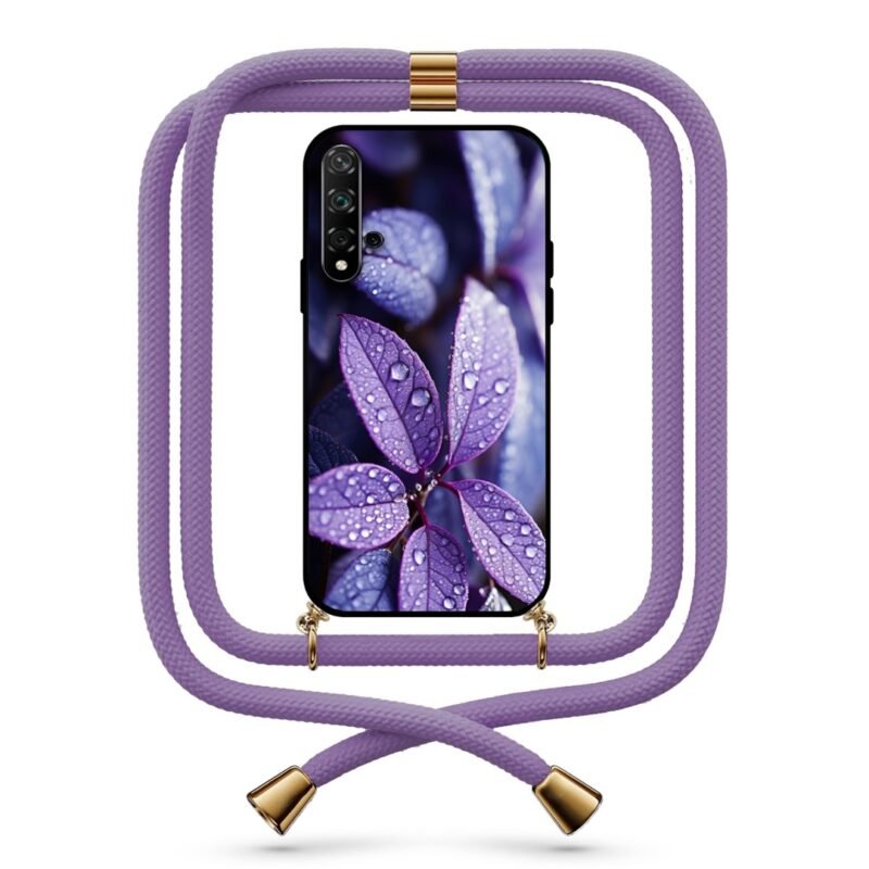 Leaves θήκη με κορδόνι & σχέδιο 9715 για Huawei Nova 5T