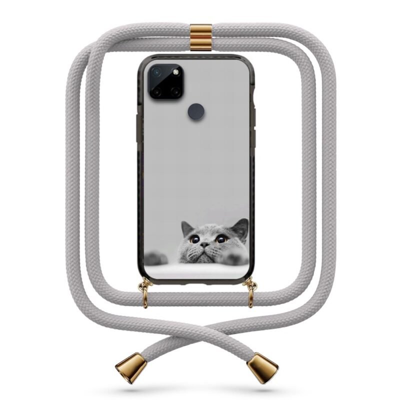 Cat θήκη με κορδόνι & σχέδιο 9895 για Realme C21Y