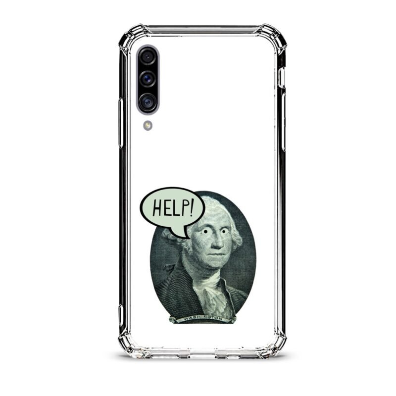 Washington help θήκη διάφανη & σχέδιο  d1112 γιά Galaxy A30s