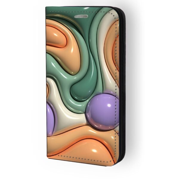 Θήκη book με σχέδιο 3d shapes 91766 για  Galaxy S22 Ultra