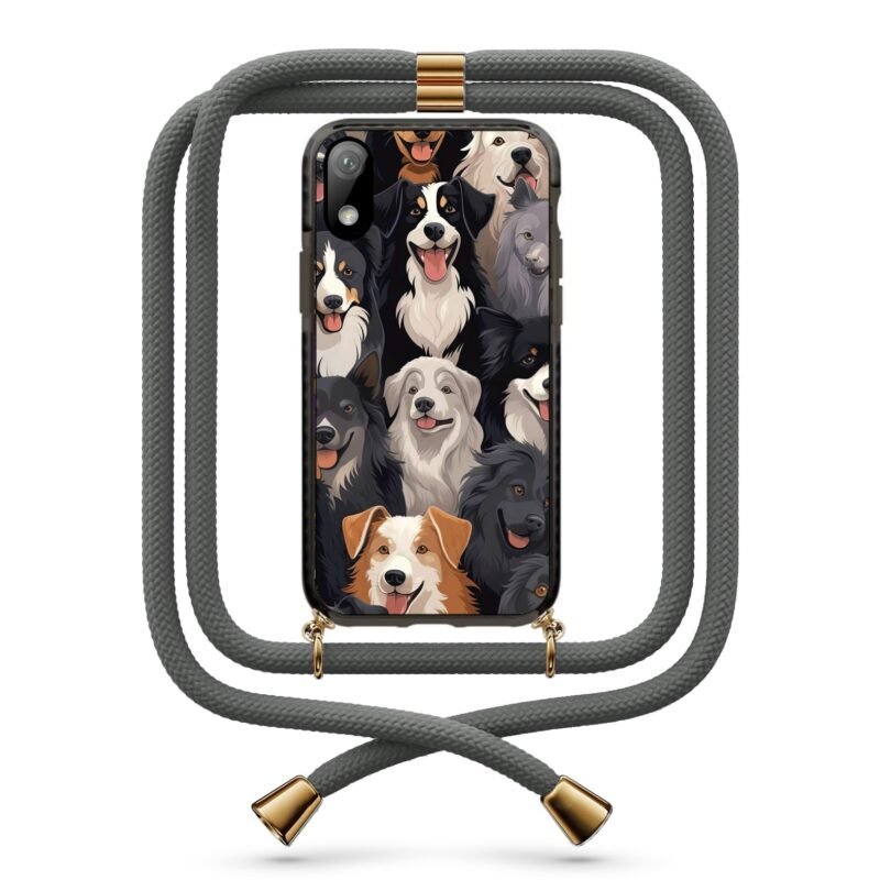 Dogs θήκη με κορδόνι & σχέδιο 9807 για Huawei Y5 2019