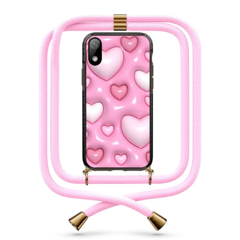 3d hearts θήκη με κορδόνι & σχέδιο 9821 για Huawei Y5 2019