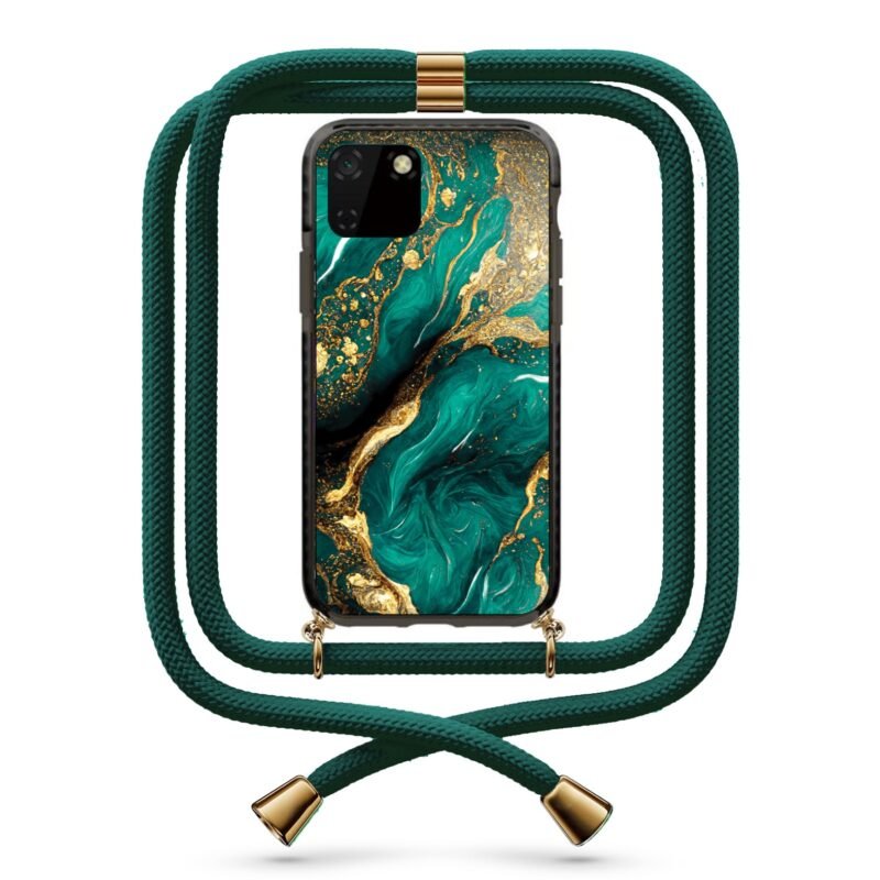 Marble θήκη με κορδόνι & σχέδιο 9803 για Huawei Y5P 2020
