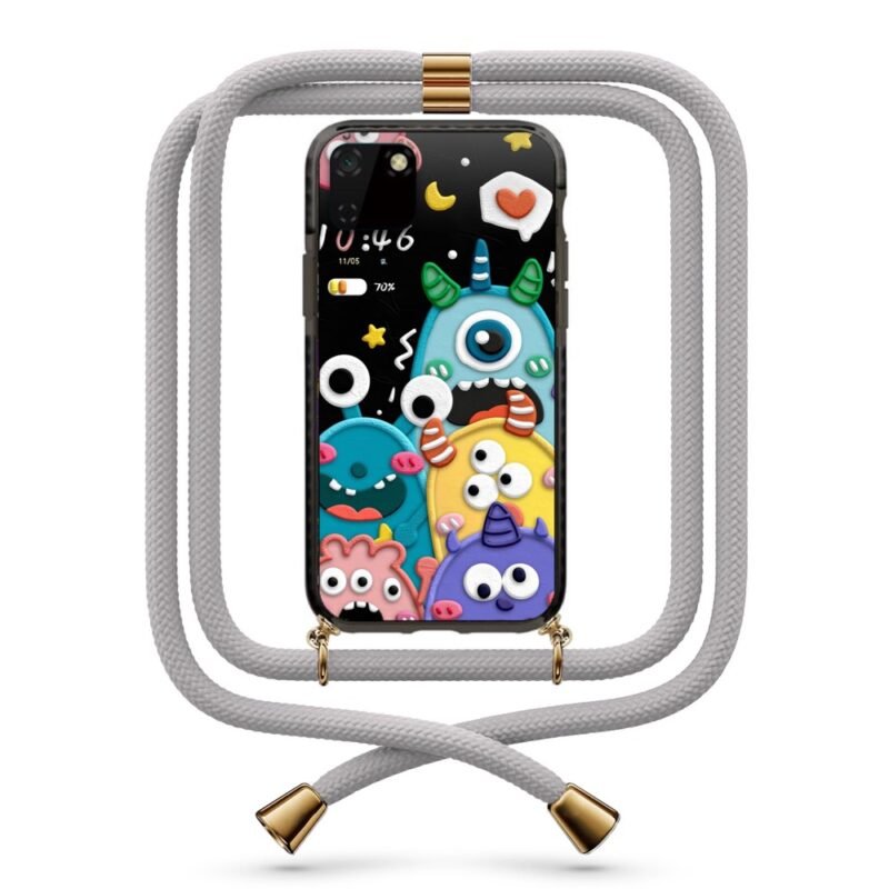 Monsters θήκη με κορδόνι & σχέδιο 9896 για Huawei Y5P 2020