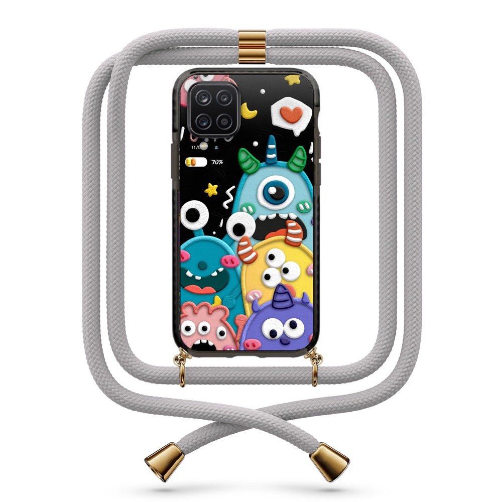 Monsters θήκη με κορδόνι & σχέδιο 9896 για Galaxy A12