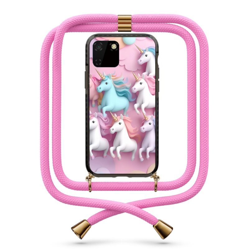 Unicorns θήκη με κορδόνι & σχέδιο 9820 για Huawei Y5P 2020