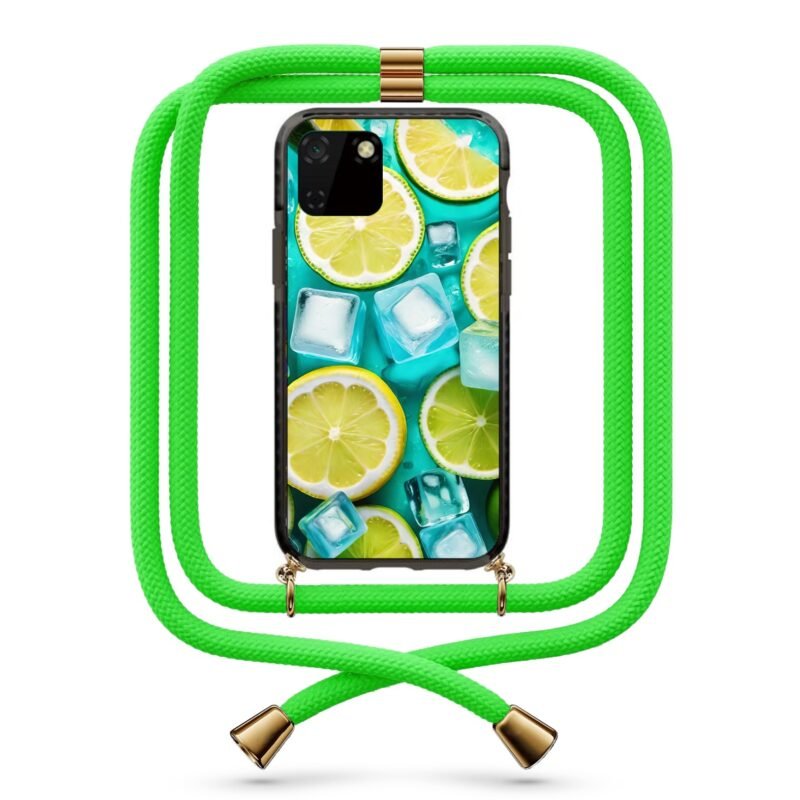 Ice lime θήκη με κορδόνι & σχέδιο 9823 για Huawei Y5P 2020