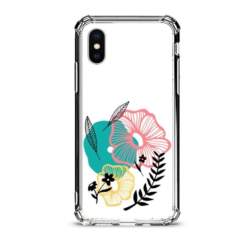 Flowers θήκη κινητού d1098 γιά iPhone X/XS