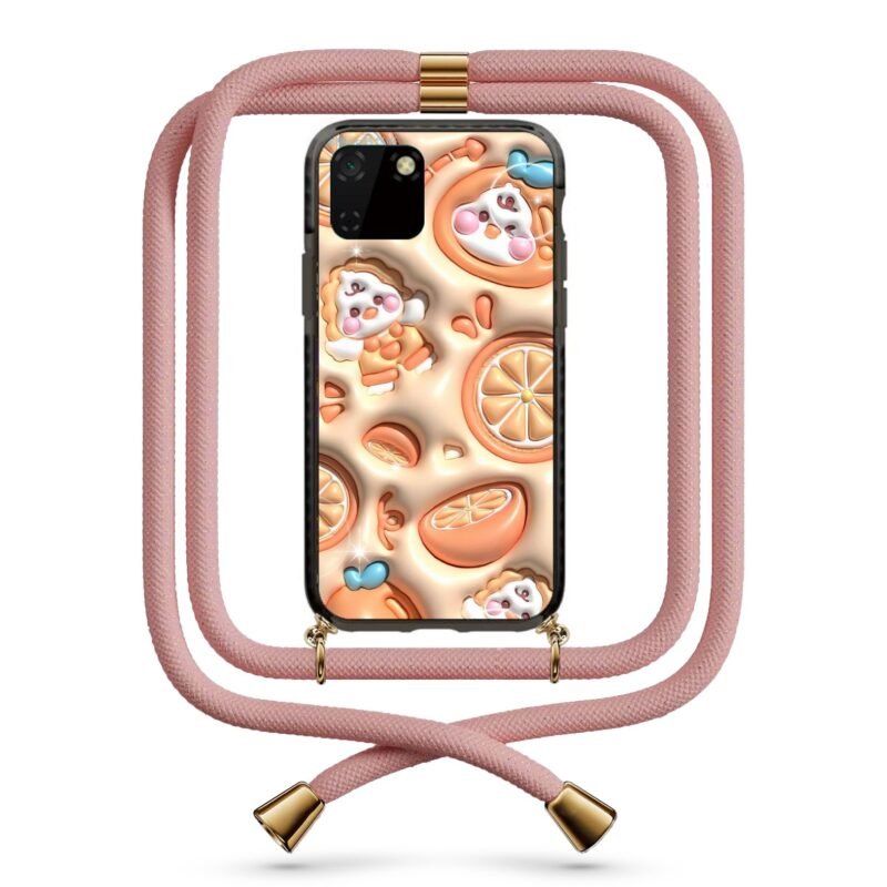 3d fruit bird θήκη με κορδόνι & σχέδιο 9831 για Huawei Y5P 2020