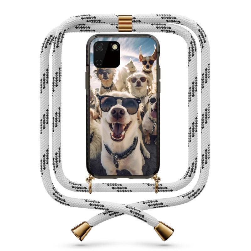 Sunglass dogs θήκη με κορδόνι & σχέδιο 9832 για Huawei Y5P 2020