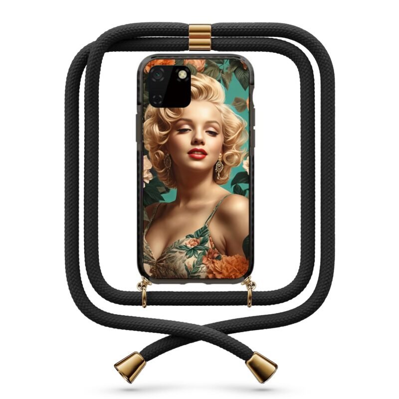 Marylin Monroe θήκη με κορδόνι & σχέδιο 9834 για Huawei Y5P 2020