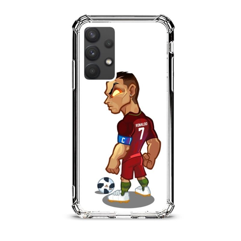 Cristiano Ronaldo θήκη διάφανη & σχέδιο  d1001 γιά Galaxy A32 4G