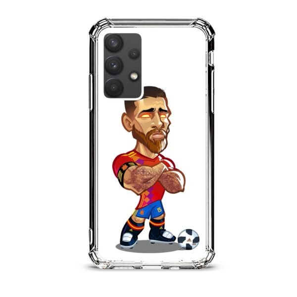 Sergio Ramos θήκη διάφανη & σχέδιο  d1011 γιά Galaxy A32 4G