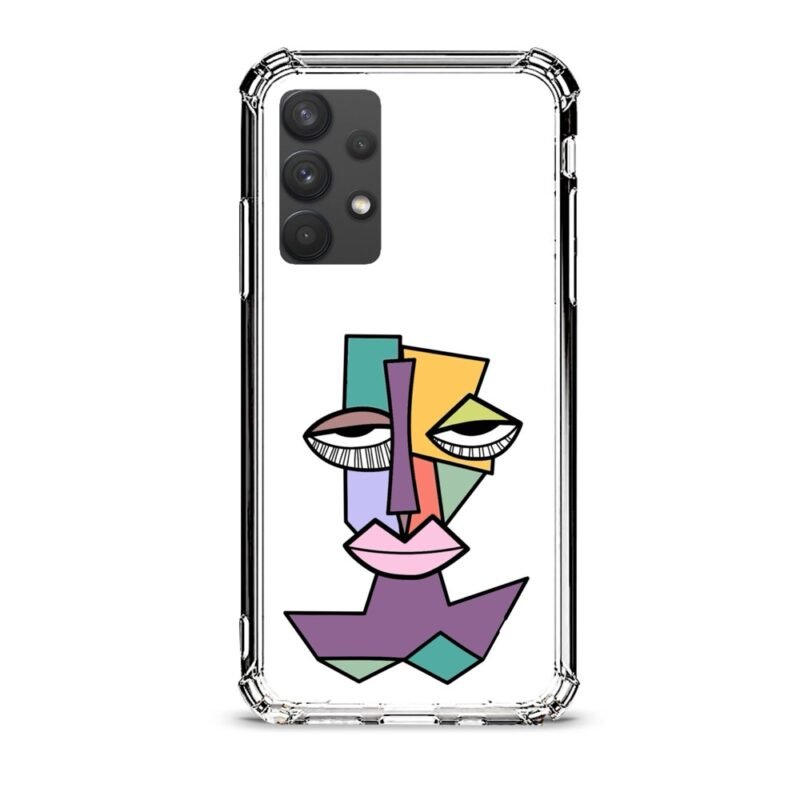Shape face θήκη διάφανη & σχέδιο  d1026 γιά Galaxy A32 4G