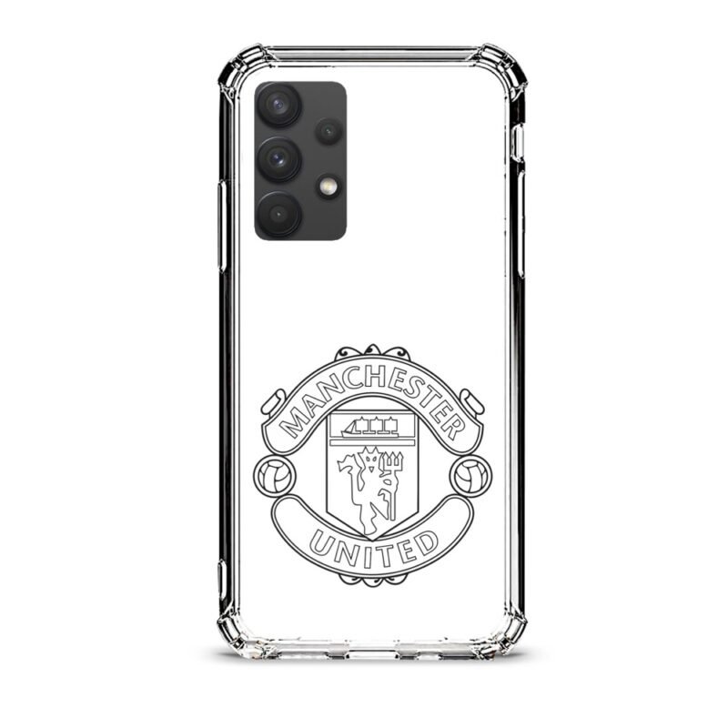 Manchester United θήκη διάφανη & σχέδιο  d1040 γιά Galaxy A32 4G