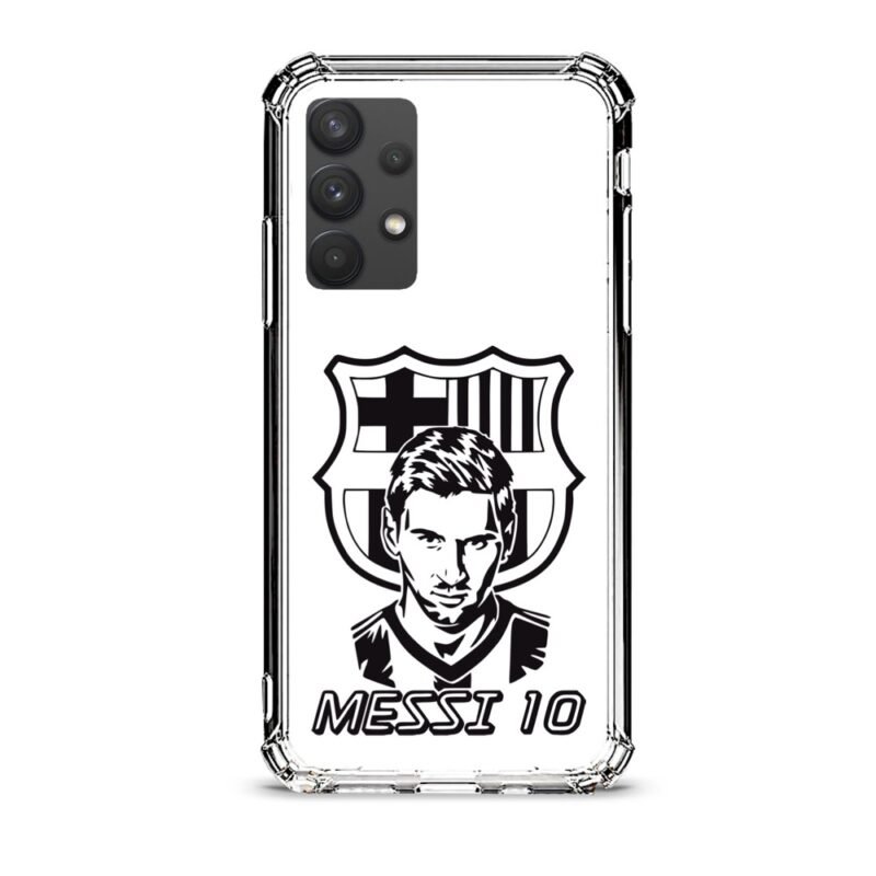 Messi Barcelona θήκη διάφανη & σχέδιο  d1043 γιά Galaxy A32 4G
