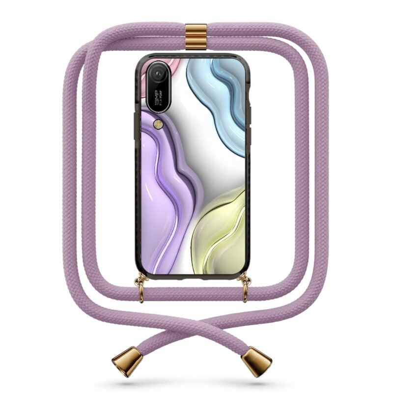3d colorful shapes θήκη με κορδόνι & σχέδιο 9813 για Huawei Y6 2019