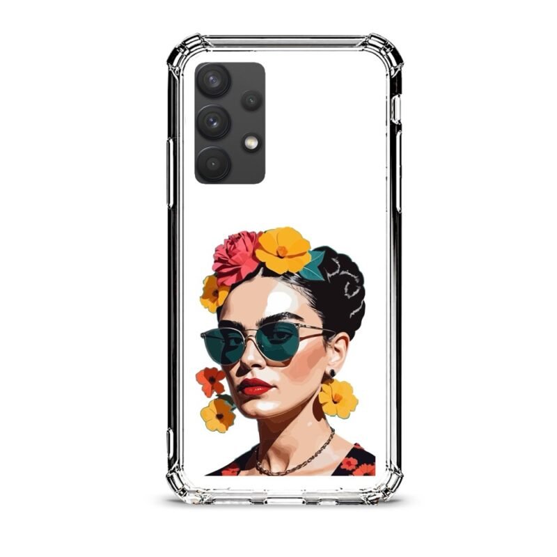 Flower woman θήκη διάφανη & σχέδιο  d1044 γιά Galaxy A32 4G
