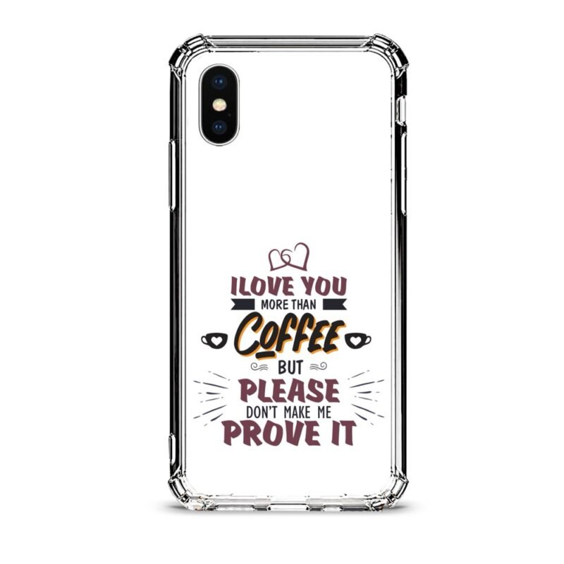 Love you more than coffee θήκη κινητού d1106 γιά iPhone X/XS