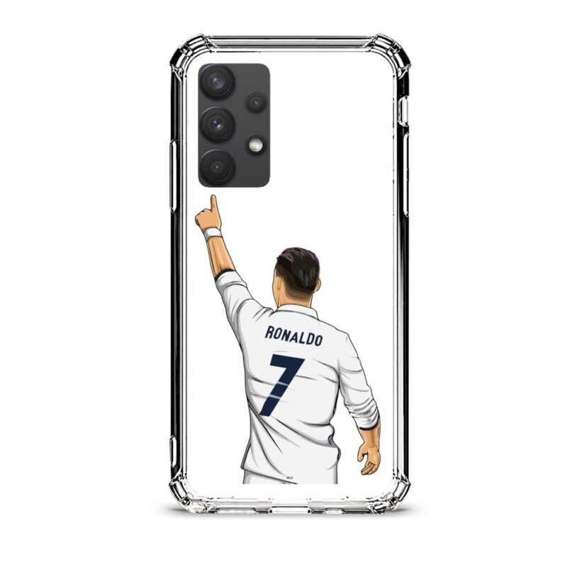 Ronaldo θήκη διάφανη & σχέδιο  d1047 γιά Galaxy A32 4G