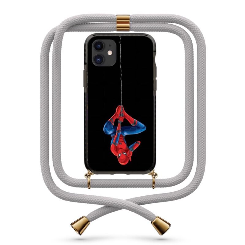 Spiderman θήκη κινητού με κορδόνι 9897 γιά iPhone 12