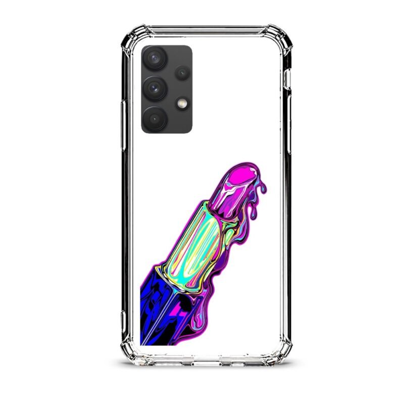 Lipstick θήκη διάφανη & σχέδιο  d1059 γιά Galaxy A32 4G