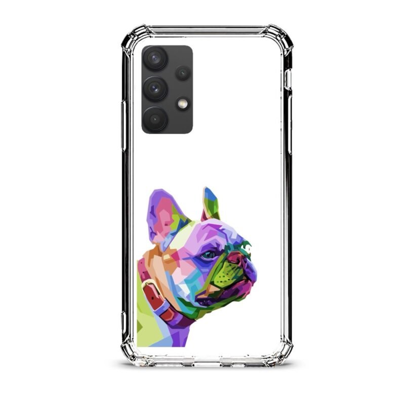 Cute pug θήκη διάφανη & σχέδιο  d1078 γιά Galaxy A32 4G