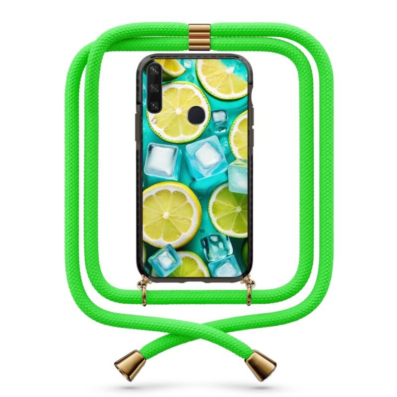 Ice lime θήκη με κορδόνι & σχέδιο 9823 για Huawei Y6P 2020