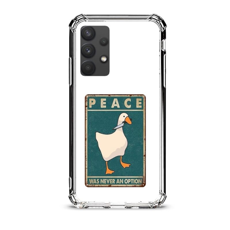No piece duck θήκη διάφανη & σχέδιο  d1107 γιά Galaxy A32 4G