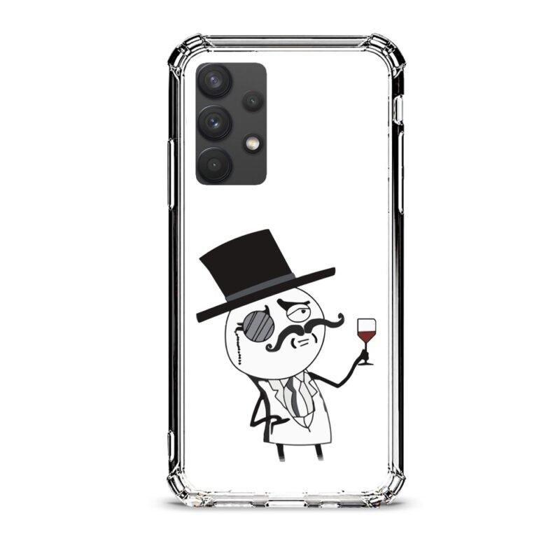 Meme figure θήκη διάφανη & σχέδιο  d1114 γιά Galaxy A32 4G