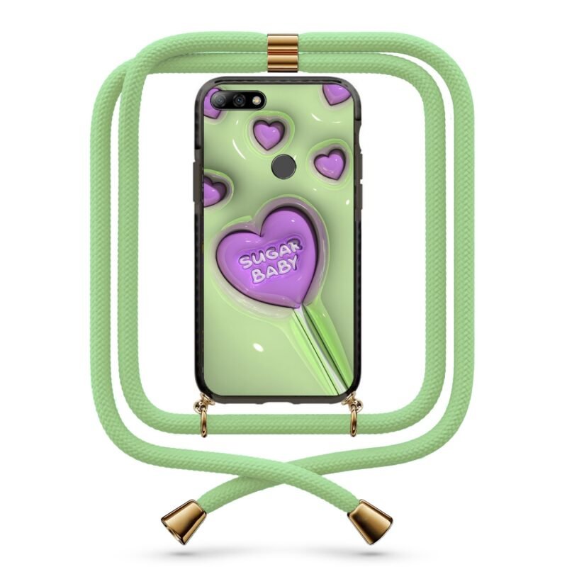 Sugar baby θήκη με κορδόνι & σχέδιο 9815 για Huawei Y7 2018