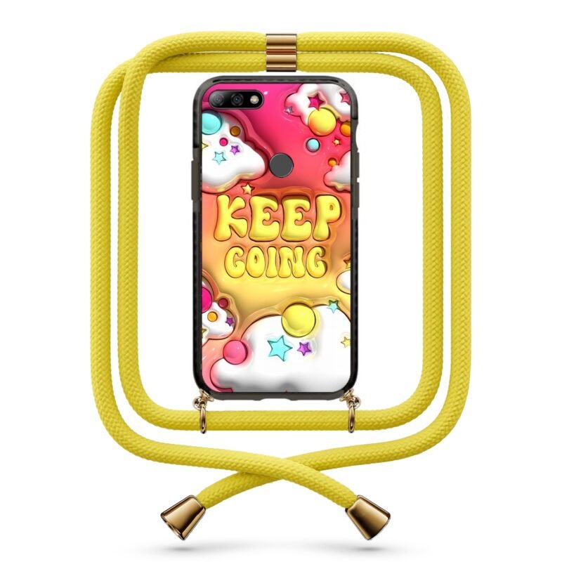 Keep going θήκη με κορδόνι & σχέδιο 9816 για Huawei Y7 2018