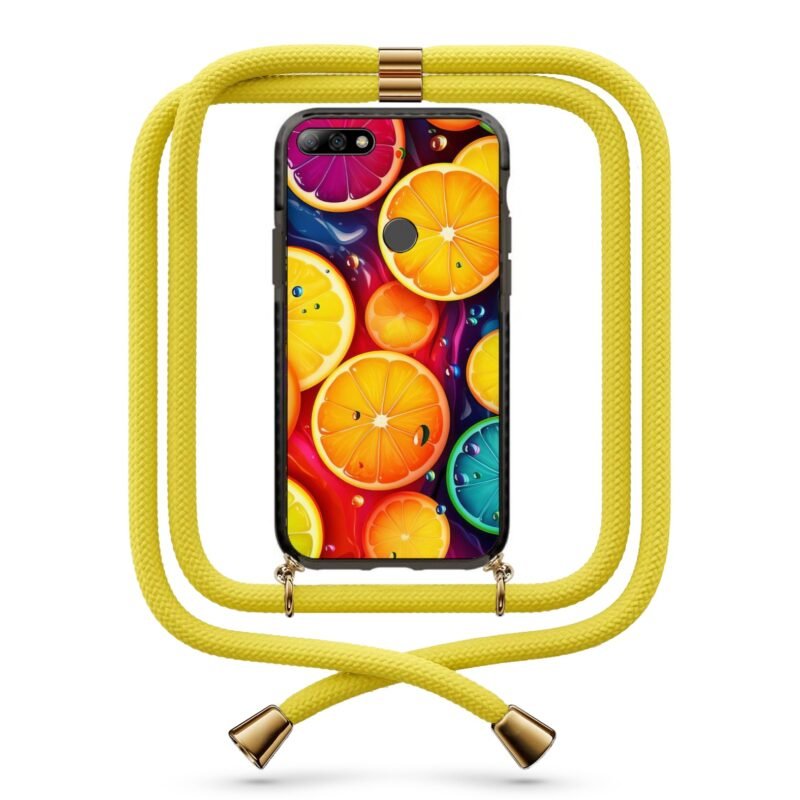 Citrus θήκη με κορδόνι & σχέδιο 9817 για Huawei Y7 2018
