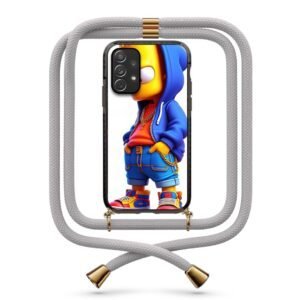 Simpson θήκη με κορδόνι & σχέδιο 9898 για  Galaxy A72