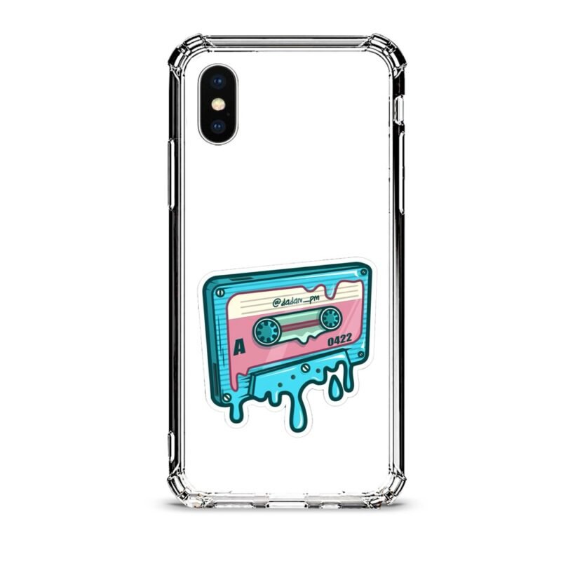 Vintage cassette θήκη κινητού d1122 γιά iPhone X/XS