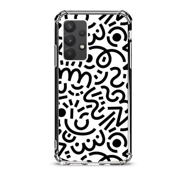 Abstract pattern θήκη διάφανη & σχέδιο  d1101 γιά Galaxy A32 5G