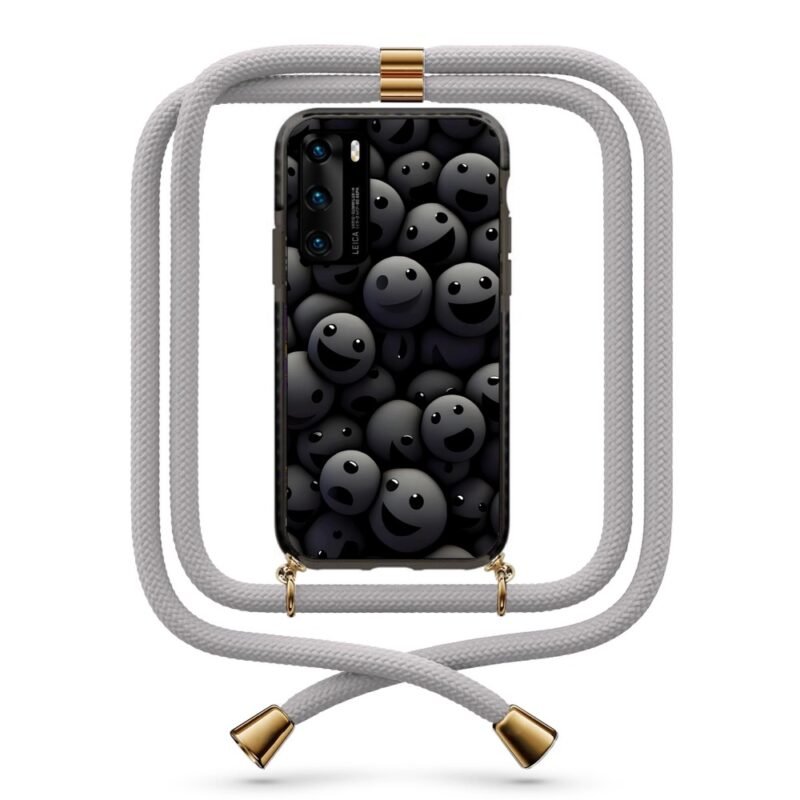 Smilies θήκη με κορδόνι & σχέδιο 9899 για Huawei P40