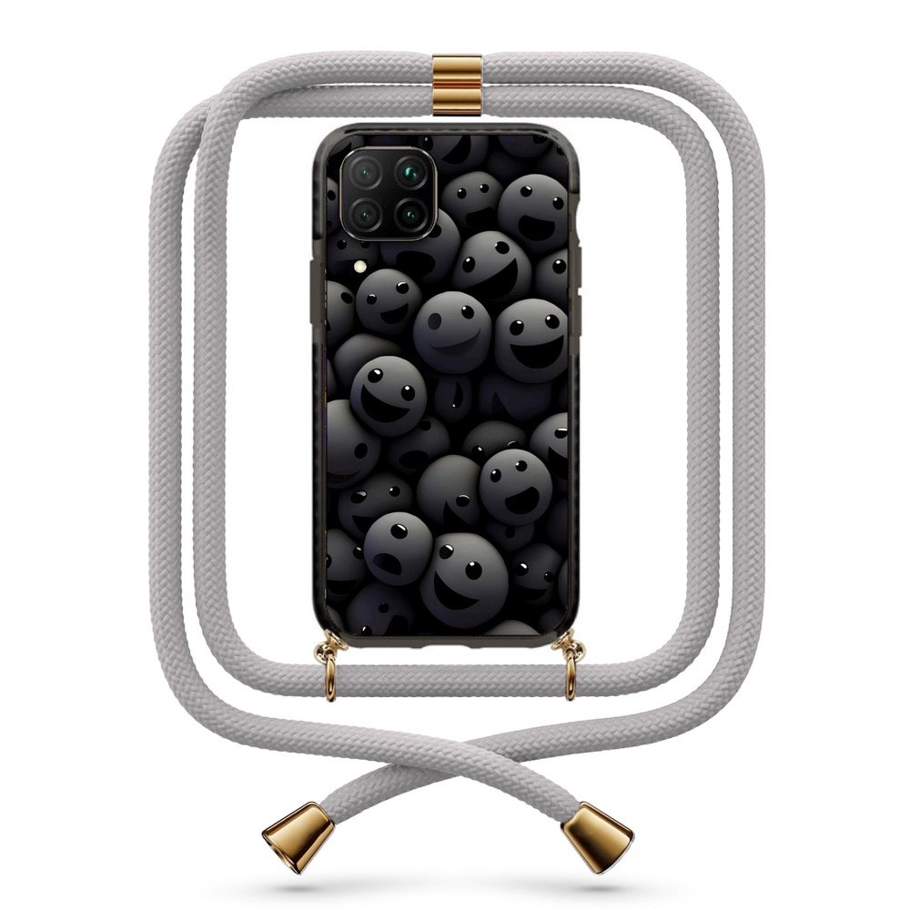 Smilies θήκη με κορδόνι & σχέδιο 9899 για Huawei P40 Lite