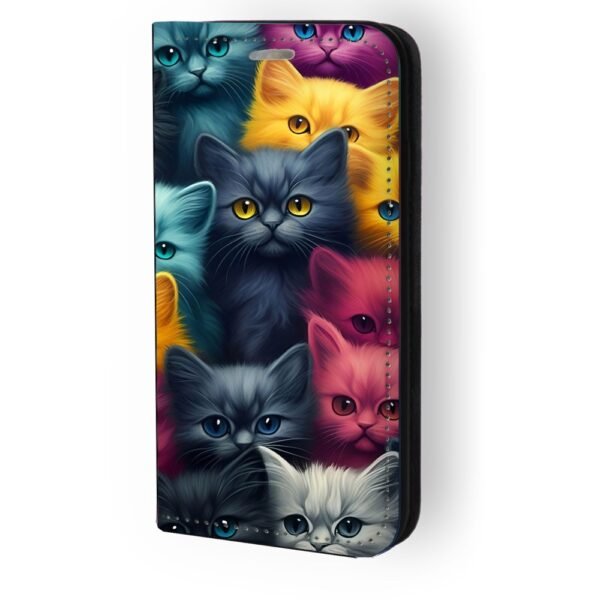 Θήκη book με σχέδιο cats 91804 για iPhone 12/12 Pro