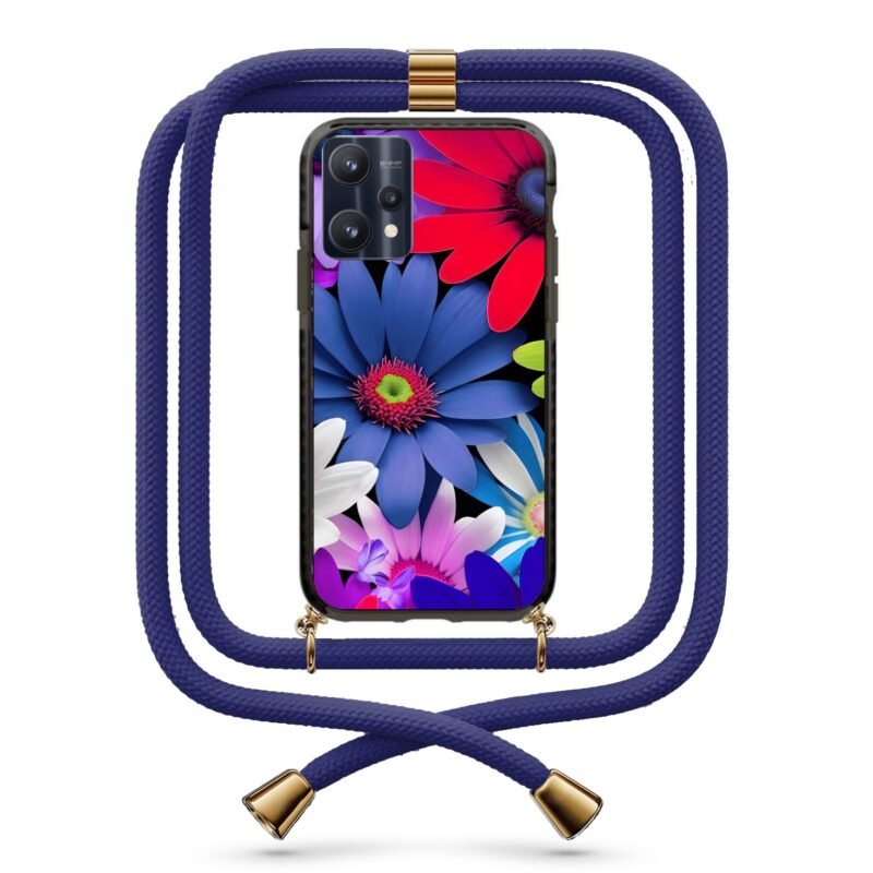 Floral θήκη με κορδόνι & σχέδιο 9792 για Realme 9 Pro Plus
