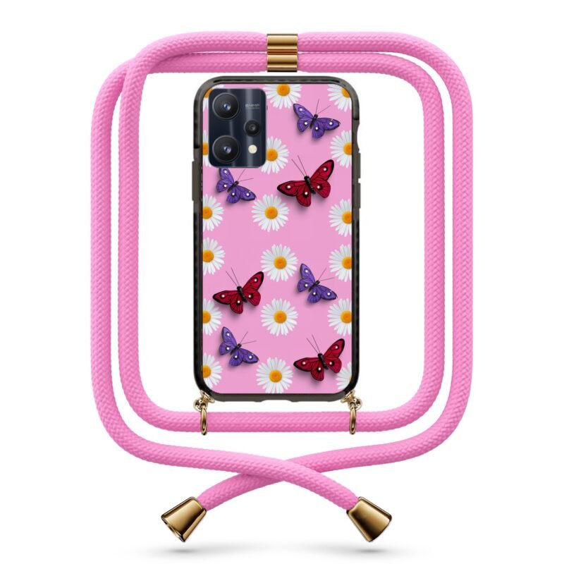 Daisy butterflies θήκη με κορδόνι & σχέδιο 9818 για Realme 9 Pro Plus