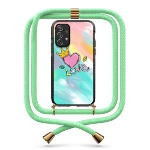 Love θήκη με κορδόνι & σχέδιο 9900 για  Galaxy A72