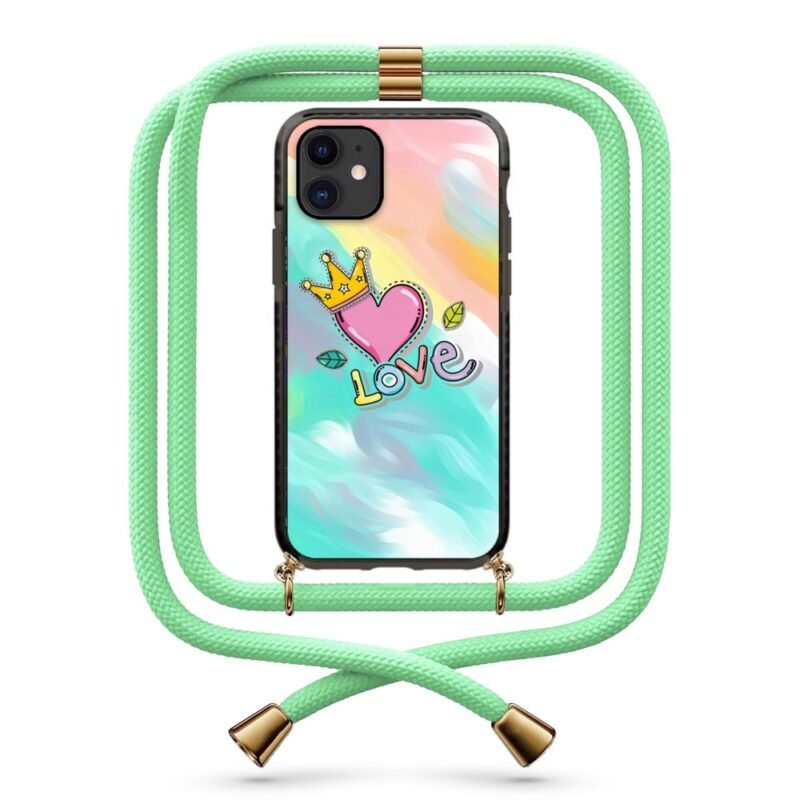 Love θήκη κινητού με κορδόνι 9900 γιά iPhone 12
