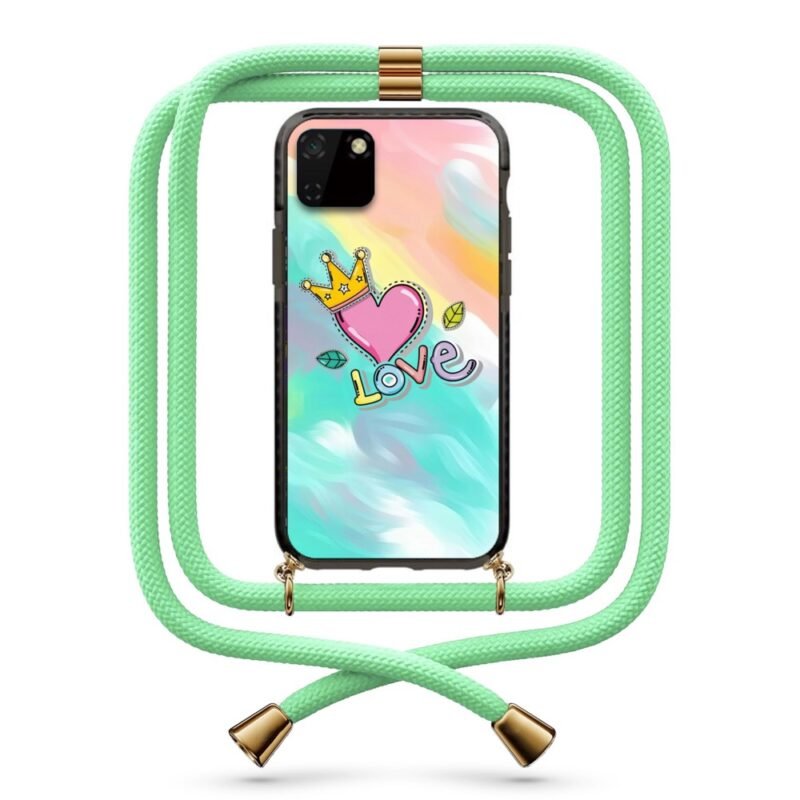 Love θήκη με κορδόνι & σχέδιο 9900 για Huawei Y5P 2020