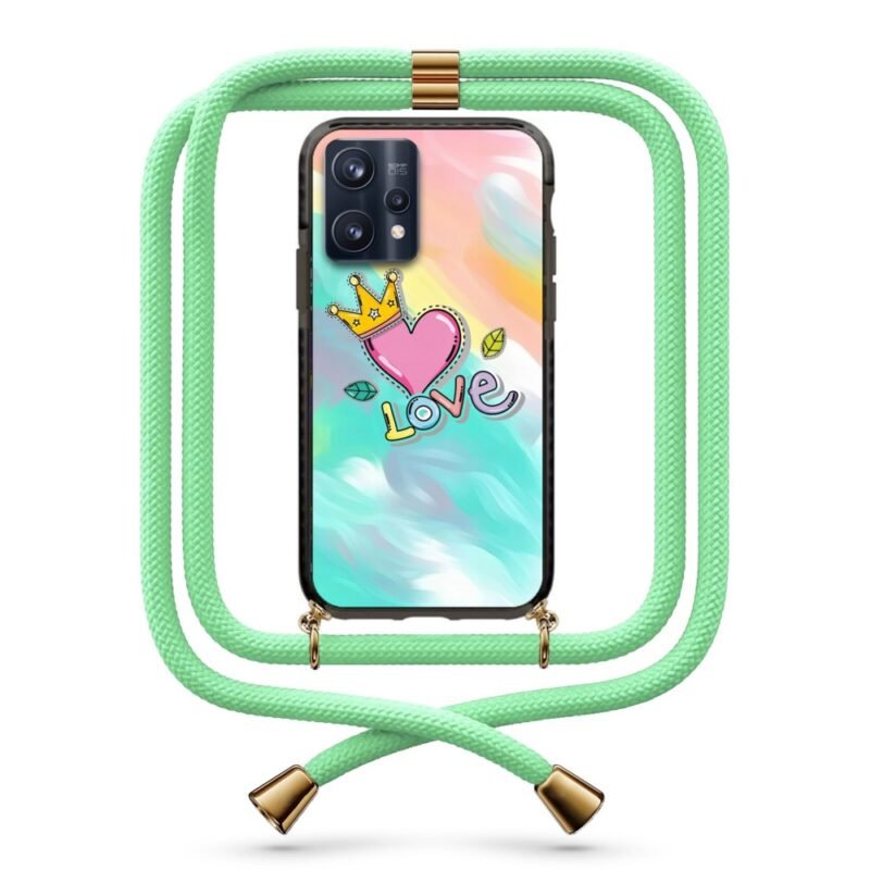 Love θήκη με κορδόνι & σχέδιο 9900 για Realme 9 Pro Plus